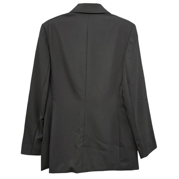 J.Crew Black Wool Blazer Women’s Size 4 Double Breasted Jacket Made in Japan - Picture 3 of 9